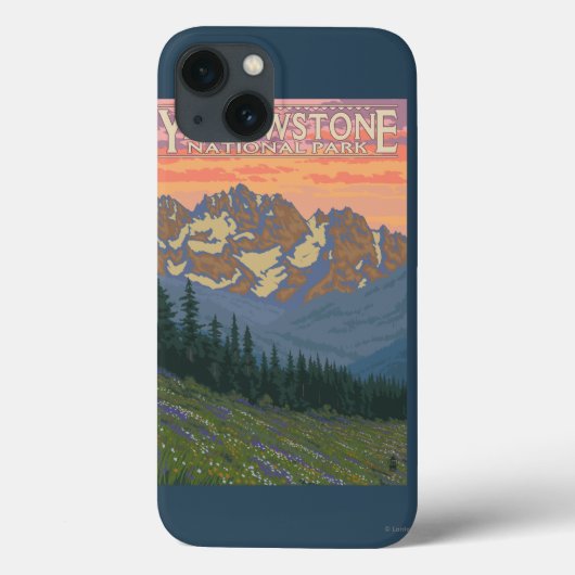 Lentbloemen - Nationaal Park van geelsteen Case-Mate iPhone Case (Achterkant)