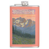 Lentbloemen - Nationaal Park van geelsteen Heupfles (Voorkant)