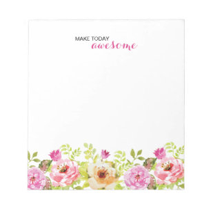 Lentbloemen Notitieblok