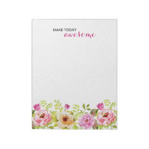 Lentbloemen Notitieblok