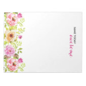 Lentbloemen Notitieblok (Voorkant)