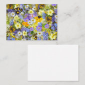 Lentbloemen Notitiekaartje (Voorkant / Achterkant)