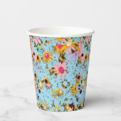 Lentbloemen Papieren Bekers (Achterkant)