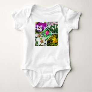 Lentbloemen Romper