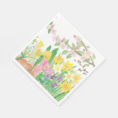 Lentbloemen Servet (Hoek)