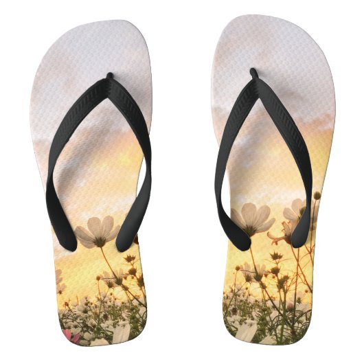 lentbloemen teenslippers (Voetbed)