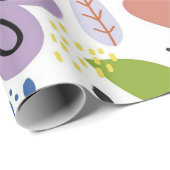 Lente-achtergrond van Multicolor Flowers Cadeaupapier (Rol Hoek)