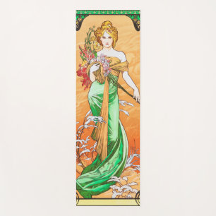 Lente, Alphonse Mucha Yogamat