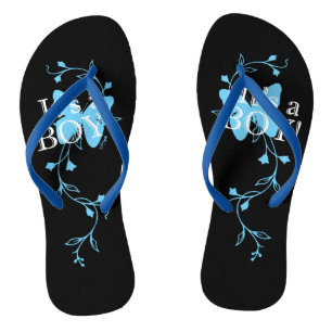 Lente Baby Het Is Een Jongen Teenslippers