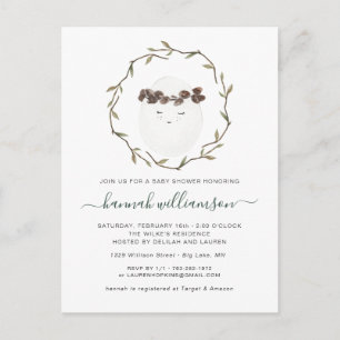 Lente Baby   Uitnodiging tot Baby shower bij Pasen