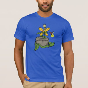 Lente begroet zomer heren T-shirt