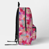 Lente Bloem Abstract Roze + Gepersonaliseerd Bedrukte Rugzak (Links)