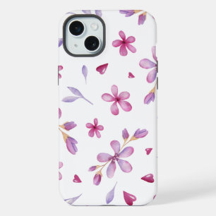 Lente bloem achtergrond iPhone 15 plus case
