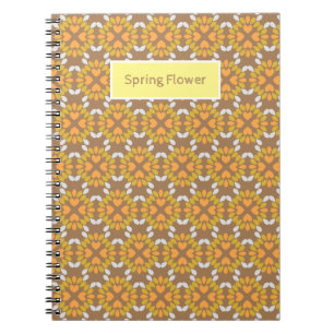 lente bloem bloemenpatroon notitieboek