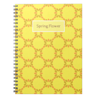 lente bloem bloemenpatroon notitieboek