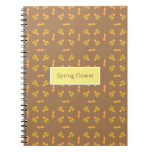 lente bloem bloemenpatroon notitieboek