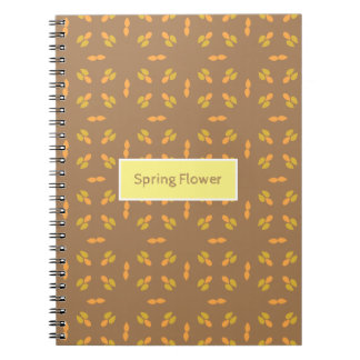 lente bloem bloemenpatroon notitieboek