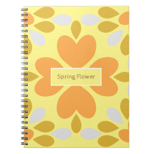 lente bloem bloemenpatroon notitieboek