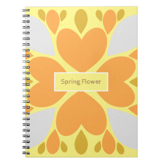 lente bloem bloemenpatroon notitieboek