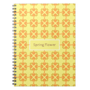 lente bloem bloemenpatroon notitieboek