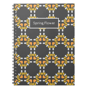 lente bloem bloemenpatroon notitieboek