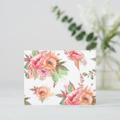 lente Bloem Briefkaart (Staand voorkant)