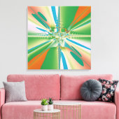 Lente Bloem Canvas Afdruk (Insitu (Woonkamer))
