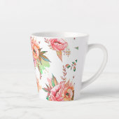lente bloem latte mok (Rechts)