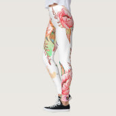 lente bloem leggings (Links)