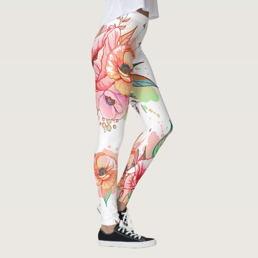 lente bloem leggings (Rechts)