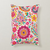 Lente Bloem Paisley Accent Kussen (Voorkant(Verticaal))