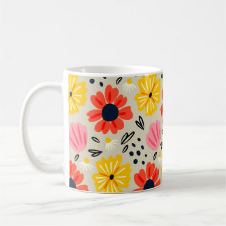 Lente Bloem Patroon Koffiemok