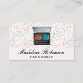 Lente Bloem Patroon | Make-up Kit Visitekaartje (Voorkant)