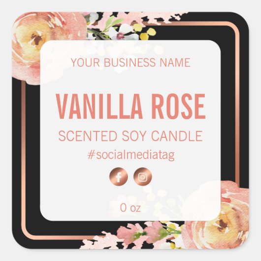 Lente Bloem Regelingen Product Etiketten (Voorkant)