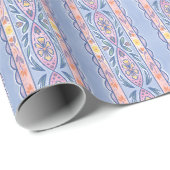 Lente Bloem Streep Cadeaupapier (Rol Hoek)