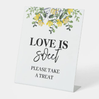 Lente Bloemachtig Huwelijksdessertbord Reclamebord Met Voetstuk