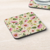 Lente Bloemen  Bier Onderzetter (Linkerzijde)