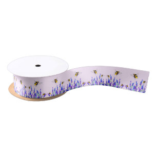 Lente bloemen en bijen lint