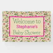 Lente Bloemen Evenement  Spandoek (Horizontaal)