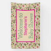 Lente Bloemen Evenement  Spandoek (Verticaal)