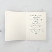 Lente Bloemen Fine Art Custom Pasen Feestdagen Kaart (Binnen)