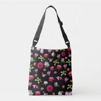 Lente Bloemen Fotoprint Cross Body Canvas tas