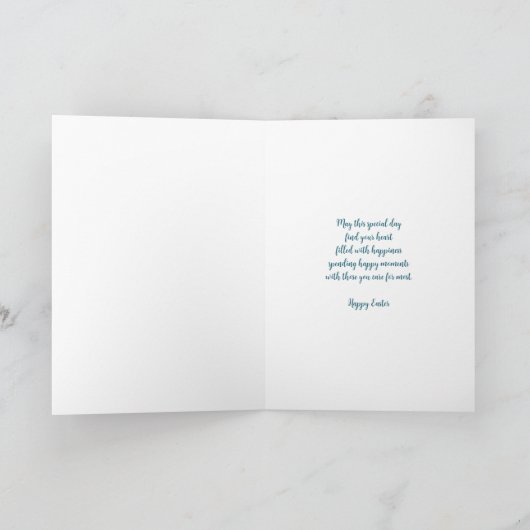 Lente Bloemen Gelukkig Pasen Grootnichtje Feestdagen Kaart (Binnen)