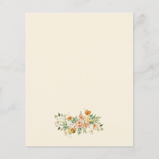 Lente Bloemen Guess The Babyvoeding Spelkaarten (Achterkant)