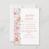 Lente Bloemen Huwelijk RSVP (Voorkant)