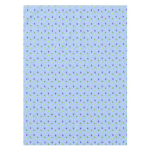 Lente bloemen in Chinoiserie potten Periwinkle Bla Tafelkleed