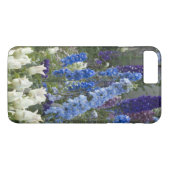 Lente bloemen langs een tuinpad, Georgia Case-Mate iPhone Case (Achterkant (Horizontaal))