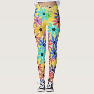 Lente Bloemen Leggings