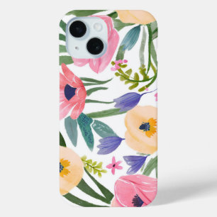Lente Bloemen Pastel Bloemenschildering in Water