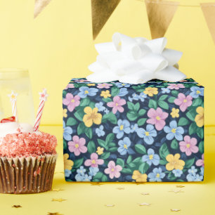 Lente Bloemen Patroon Cadeaupapier